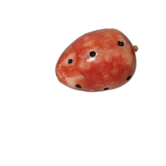 Alabaster Stone Fruit with wooden stems   ~ Vintage~ - Picture 4 of 8